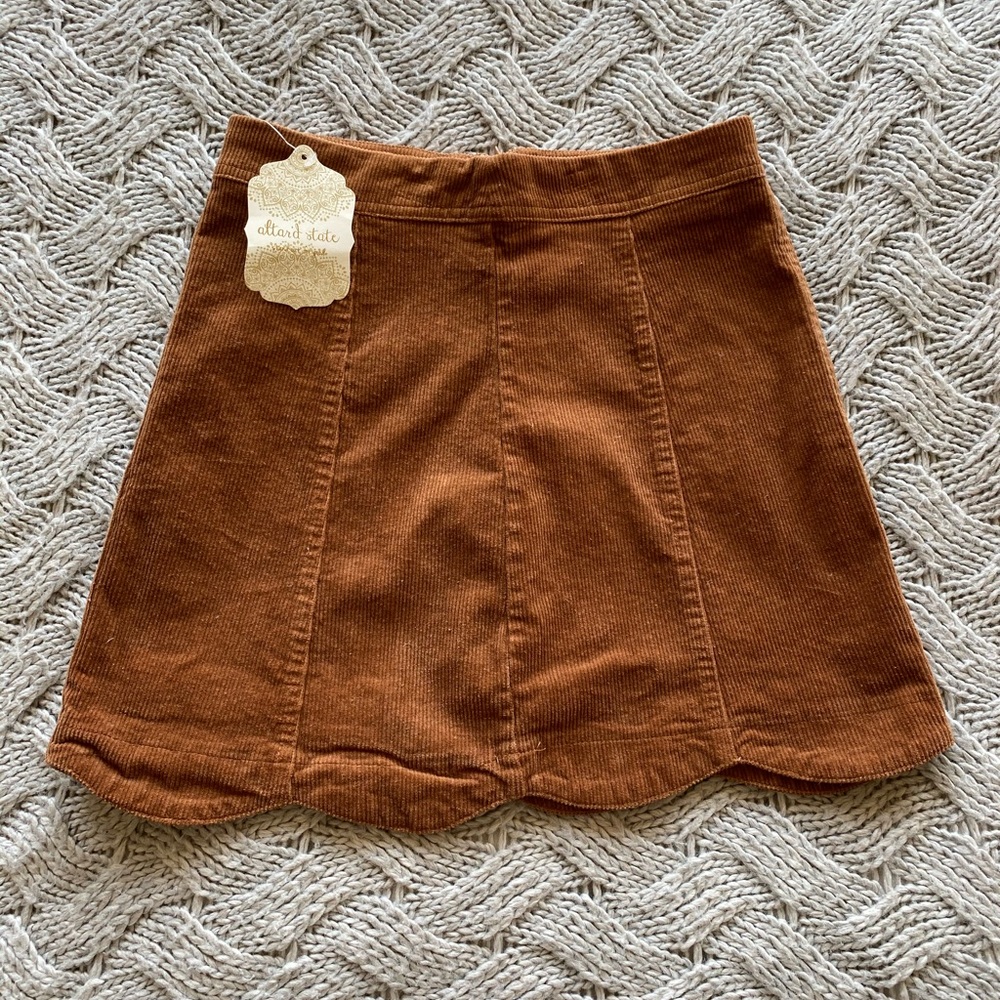 Cordoroy Mini Skirt